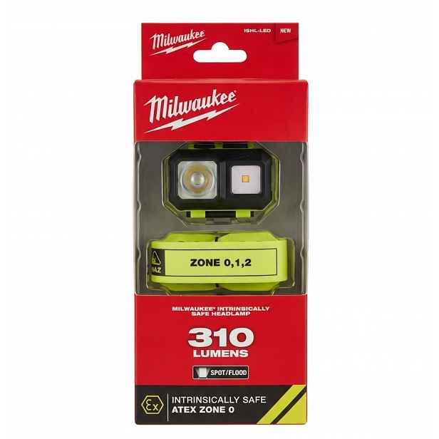 Čelová svítilna na baterie 3xAAA Ishl-led IP64 Zóna 0 310lm Milwaukee