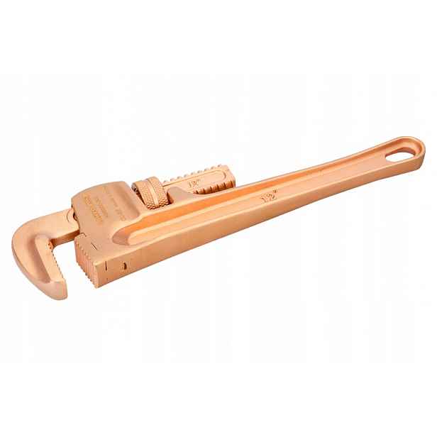 Nejiskřivý klíč pro nastavitelné trubky Heavy Duty Cu-Be Bahco Kvalita 200 mm 1"