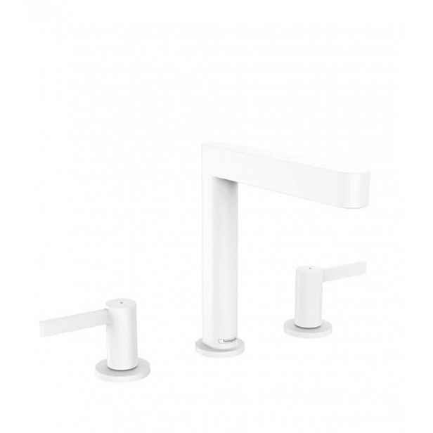 Umyvadlová baterie Hansgrohe Finoris s clic-clacem matná bílá 76034700
