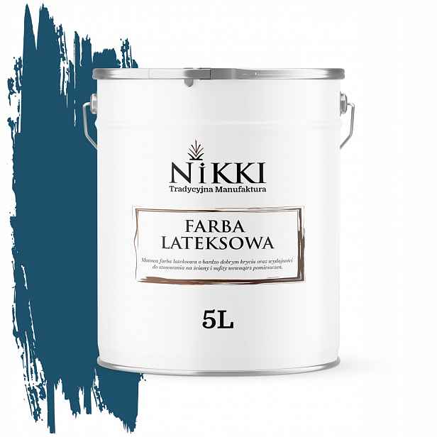 Barva Tmavě Modrá H0508 5L Hluboká Matná Na Stěny