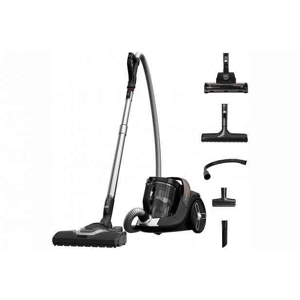 Bezsáčkový vysavač Rowenta Green Force Cyclonic Effitech+ RO7C89EA Černý