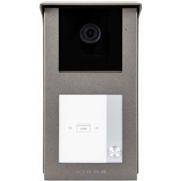 Ip videodomofon Vidos S201-1 venkovní stanice, 2-vodičová instalace
