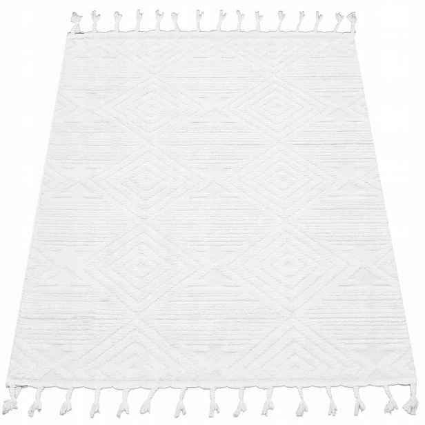 Koberec Shaggy Boho S Třásněmi Do Obývacího Pokoje Ložnice Skandinávský 120X170 3D