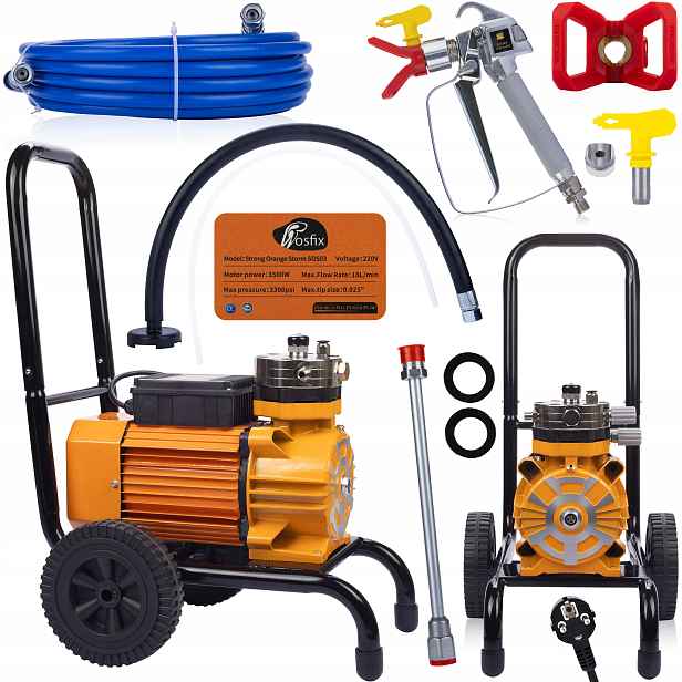 Malířský Agregát Pro Hydrodynamické Malování Rosfix Strong Storm 3500W Hq