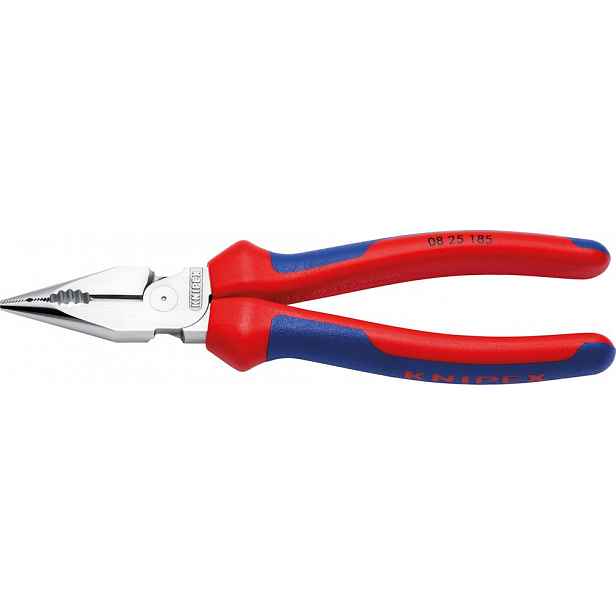 Univerzální kleště kombinačky špičaté chromované 185 mm 0825185 Knipex