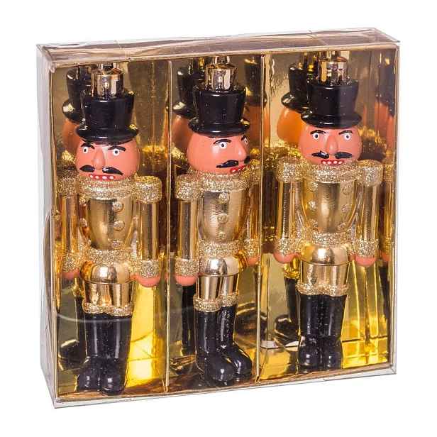 Vánoční ozdoby v sadě 3 ks 13 cm Soldier – Casa Selección