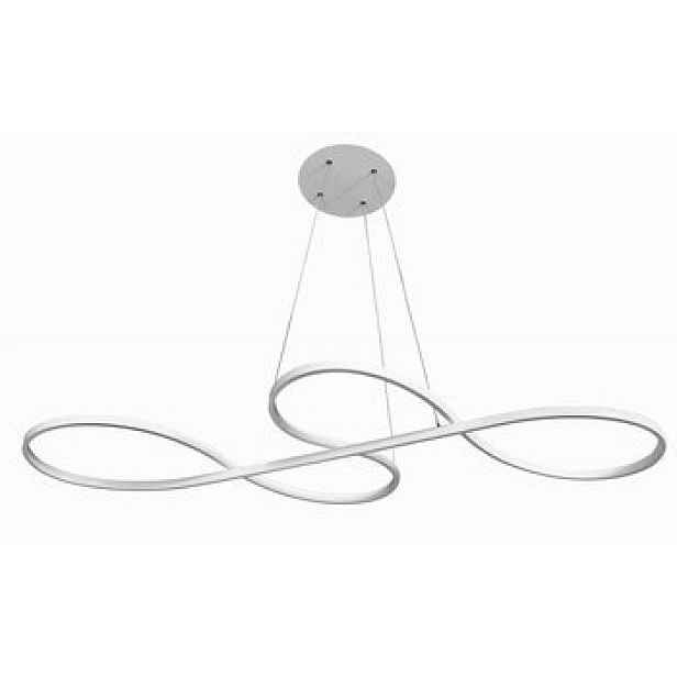 Závěsná lampa bílá Led 60W kroužky