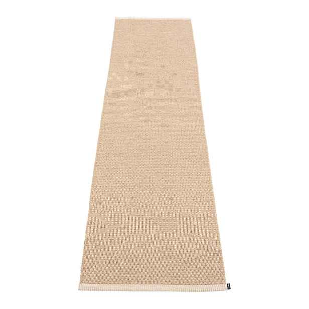 Béžový vnitřní a venkovní běhoun 60x250 cm Mono Light Nougat – Pappelina
