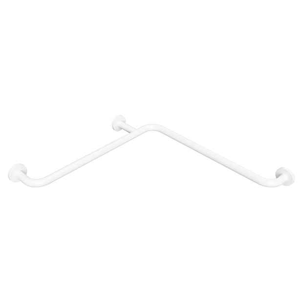 Madlo do sprchy Bemeta Help 710×710 mm pevné s krytkou bílé