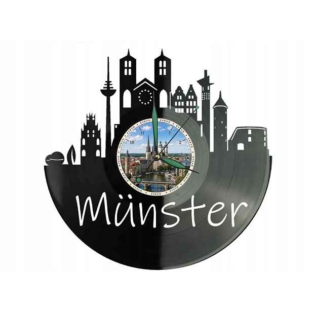 Münster Město Německo Nápad na Dárek Nástěnná Dekorace z vinylové desky