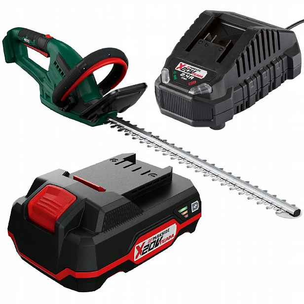 Nůžky na živý plot Parkside akumulátor 2Ah nůžky Phsa 20V 51cm Nové