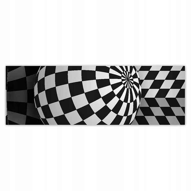 Plakáty 200x66 Abstrackja černobílá