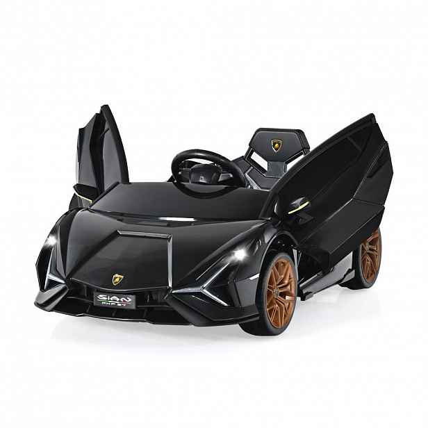 COSTWAY DĚTSKÉ AUTO Lamborghini 12V černé