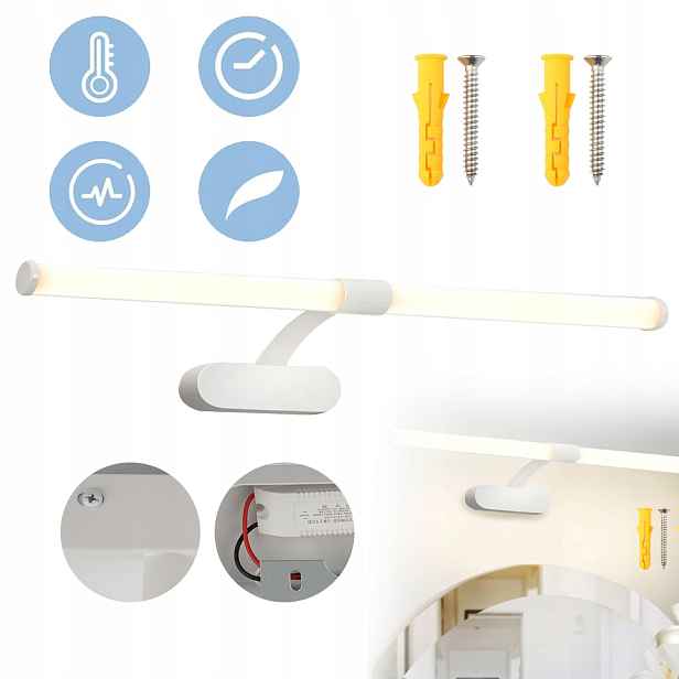 Moderní nástěnná lampa, Led nástěnné svítidlo nad Zrcadlo pro útulnou atmosféru