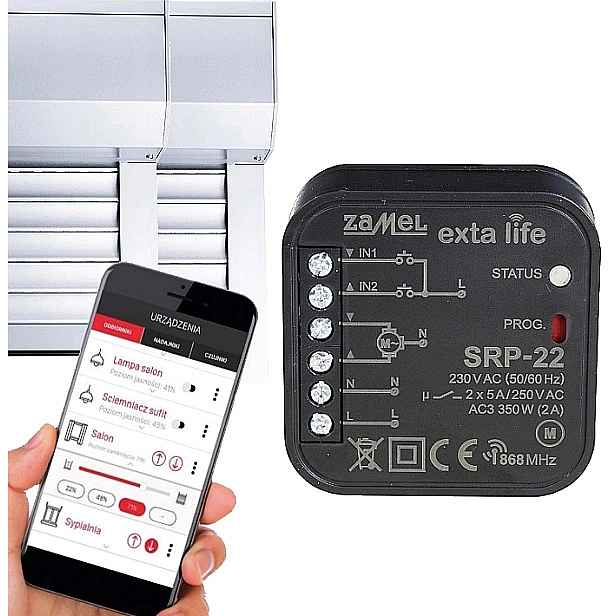 Ovladač rolet SRP-22 Exta Life Zamel inteligentní dům