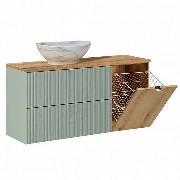 Petits-meubles UMYVADLO 120.4cm Jade Zelená