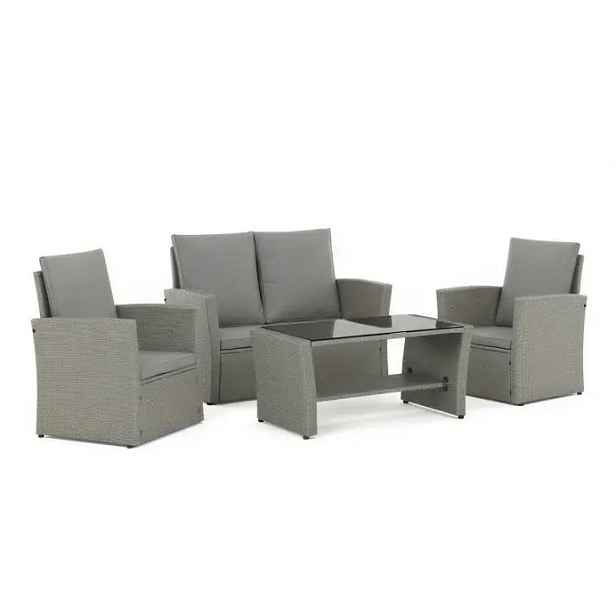 Autronic Zahradní sestava polyratan AZS-A1523 GREY