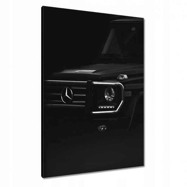Obrazy 70x100 Mercedes černý terénní