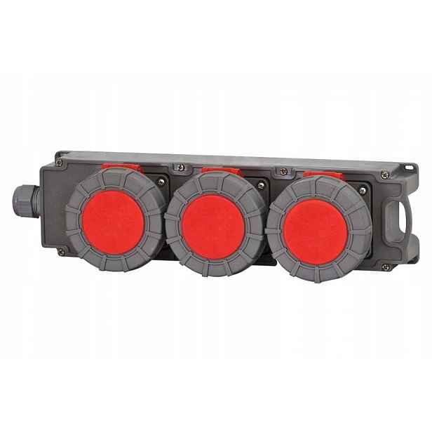 Rozbočka Tribox 3x16A 5p IP65