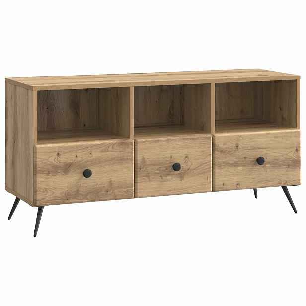 vidaXL Televizní skříň 102 x 34,5 x 50 cm Dub artisan Kompozitní dřevo