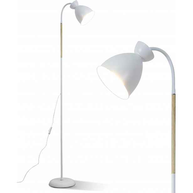 Podlahová lampa Amdelne Vitage Retro 159 Cm Bílá