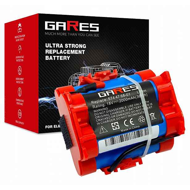 Baterie pro Gardena R38Li R40 R50 R70 R80 18V 2,0Ah