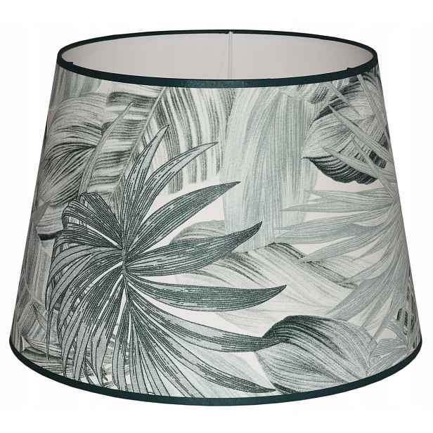 Dekorativní stínítko E27 pro stolní lampu 30/40 h28 Zelené Listy Primavera