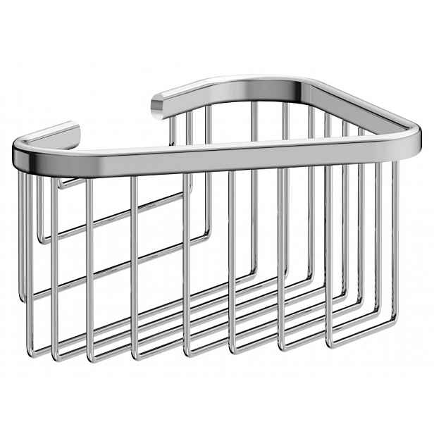Duravit Karree - Drátěná polička, rohová, chrom 0099731000
