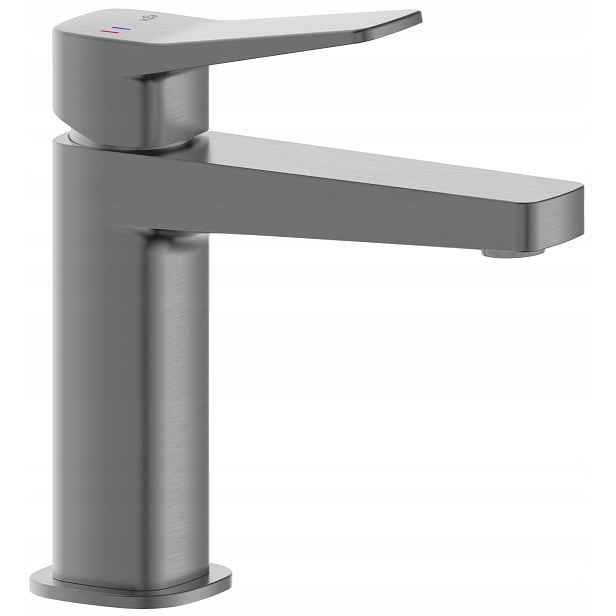 Kfa Umyvadlová Baterie S Výpustí Klik-klak Malaga, Gun Metal Grey Pvd