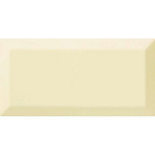 Obklad Ribesalbes Chic Colors beige bisel 7,5x15 cm lesk CHICC1973