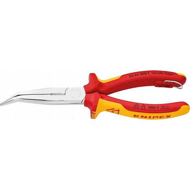 Prodloužené štípací kleště typu „čapí zobák“ Vde 200 mm Knipex 26 26 200 T