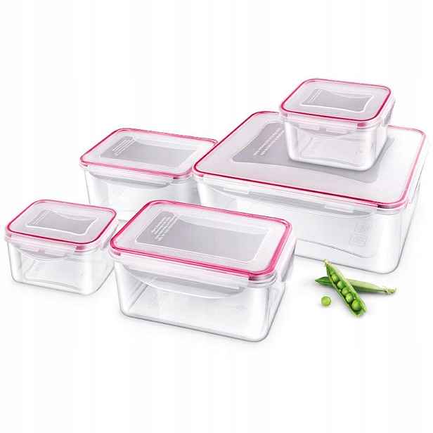 Set dóz 5 ks 30x23x12 cm Lamart LT6001 Clip