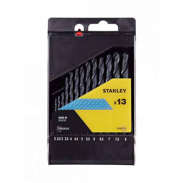 Stanley - 13dílná sada vrtáků do kovu STA56020-QZ
