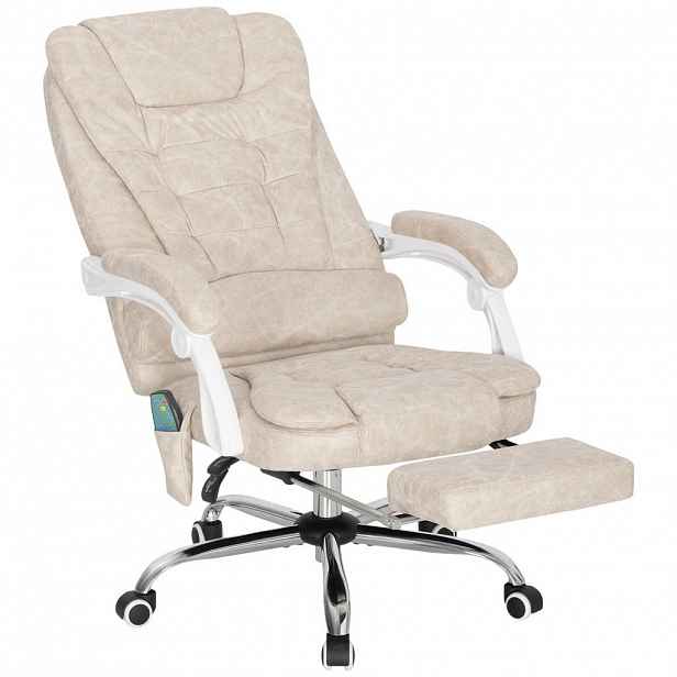 Vinsetto KANCELÁŘSKÁ ŽIDLE s masážní funkcí, ergonomická kancelářská židle s funkcí polohování