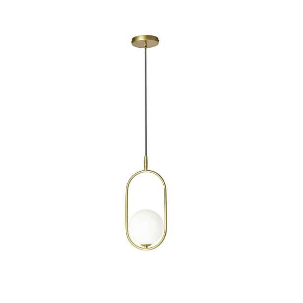 Závěsná lampa zlatá mosaz Cordel 1x28w