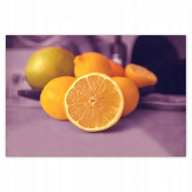 Plakáty 185x125 Citronky ve fialové barvě