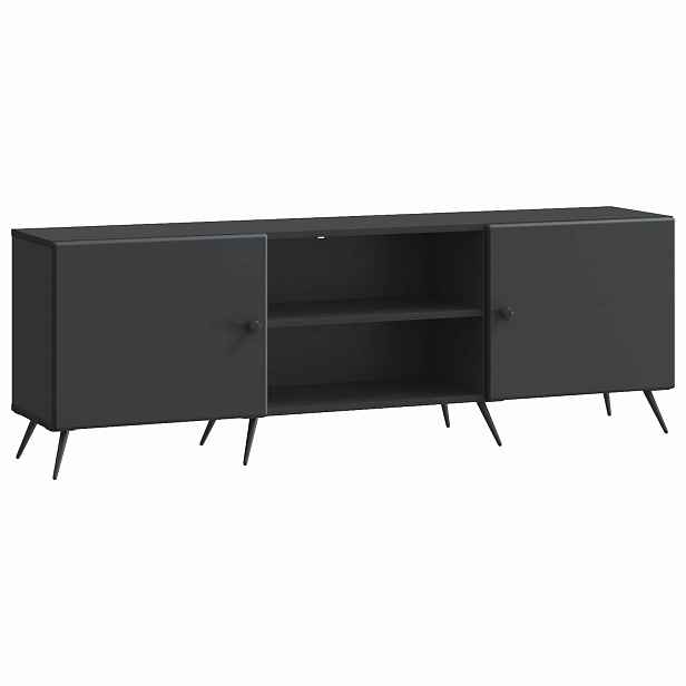 vidaXL Televizní skříň 150 x 31 x 50 cm Černá Kompozitní dřevo