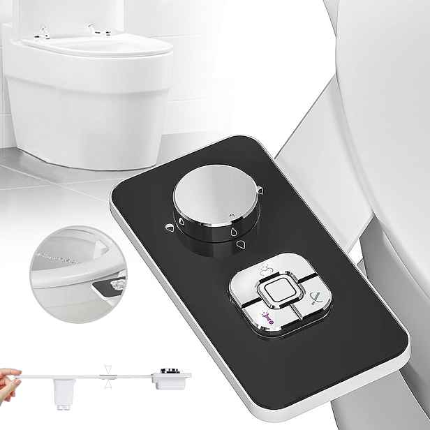 Bidet Na Toaletu S Dvojitou Výsuvnou Tryskou, Přenosný Bidet Na Toaletu