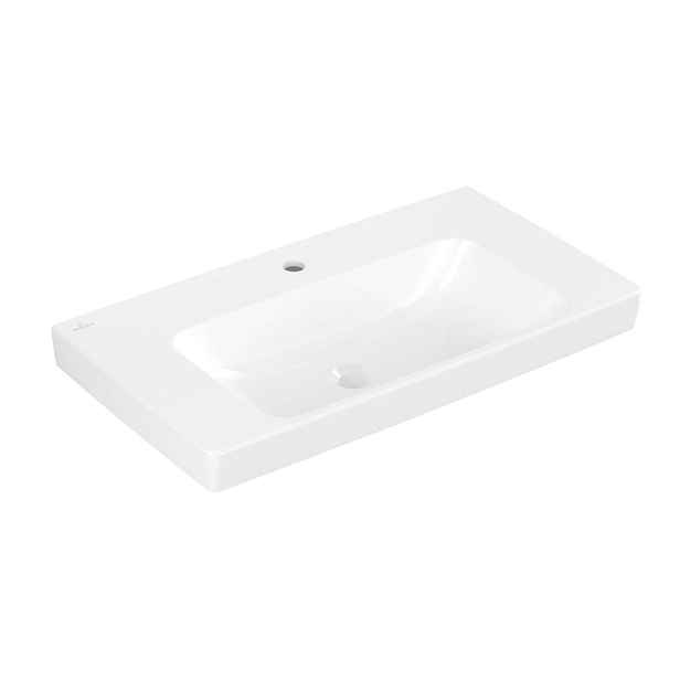 Villeroy & Boch Architectura - Umyvadlo 80x45 cm, bez přepadu, s otvorem pro baterii, alpská bílá 4A878101