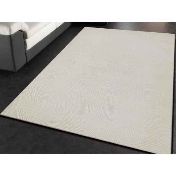 Koberec Stilo 160x220 cm, krémová geometrie