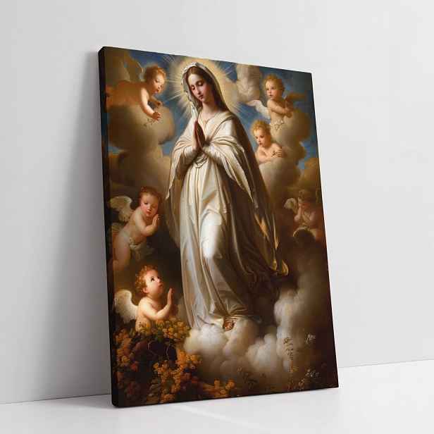 Obraz na plátně Neposkvrněná Matka Boží Maria do obýváku, pokoje, 60x80 cm
