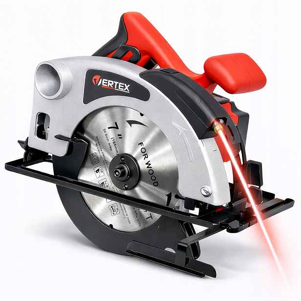 Laserová Kotoučová Pila 1400 W 4500 ot/min Kotouč 185 mm Set