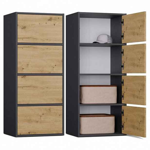 RAUMHIRSCH FURNITURE KOMODA antracitová, Artisan 50/119/40