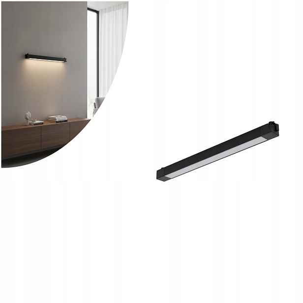 Černá kolejnicová lampa Tracer Led 30W moderní do kuchyně Tk Lighting