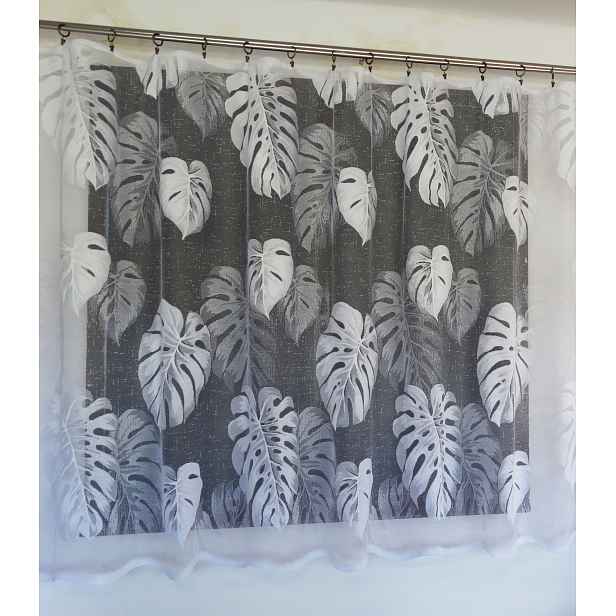 Mg Záclona 629/43 Bílá 350X160 cm Hotová S Páskou M