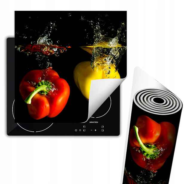 Ochranná Podložka Na Kuchařku Svinovací 60x52 cm Černá Paprika