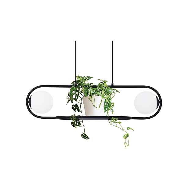 Závěsná lampa s květináčem Finestra K-4961