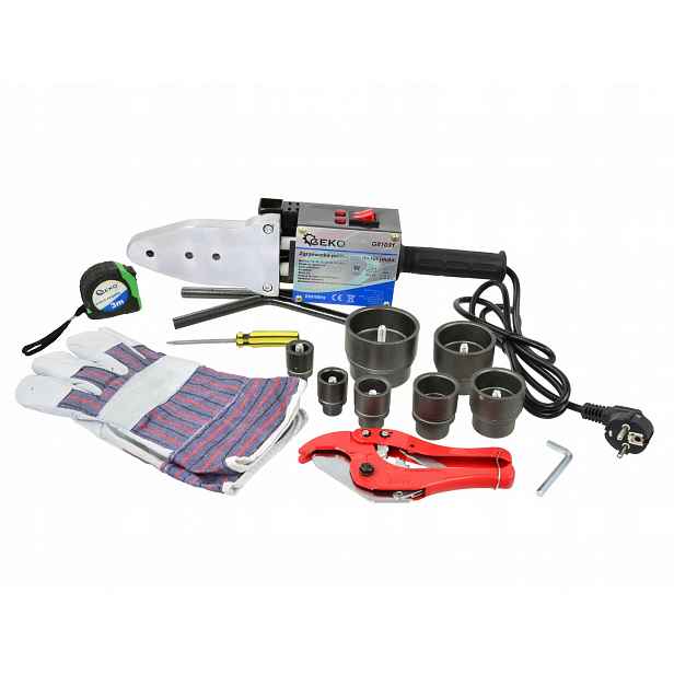 Velká polyfúzní svářečka 1500 W 50-300 °C pro trubky 16-63 mm příslušenství