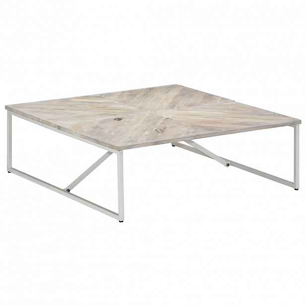 vidaXL Konferenční stolek 110 x 110 x 36 cm masivní mangovníkové dřevo