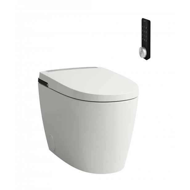 Laufen Cleanet Alvia - Elektronický bidet s keramikou, Rimless, SoftClose, LCC, bílá H8231604000001